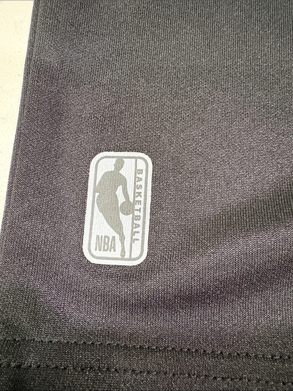 NBA Black Athletic Basketball Shorts with Logo